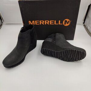 Merrell Tremblant Leather Waterproof Ankle Boots, Women's Size 10